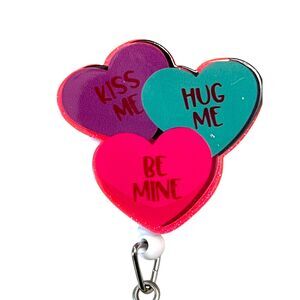 Valentine's Day Candy Heart Badge Reel